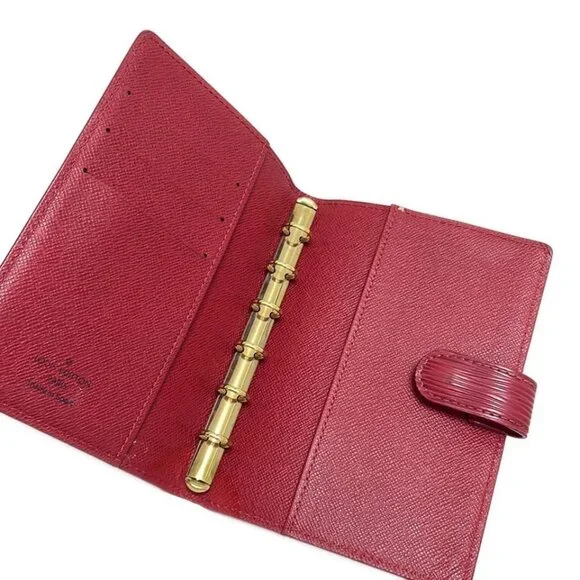 LOUIS VUITTON Agenda PM Castilian Red Epi - Agenda 128-080825